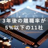 【3年後の離職率が5%以下】離職率が低く働きやすい半導体関連企業11社を紹介